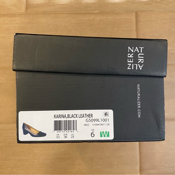 NWB Naturalizer Karina Pump in Black, Black Pumps, New Black heels square toe - Picture 11 of 13